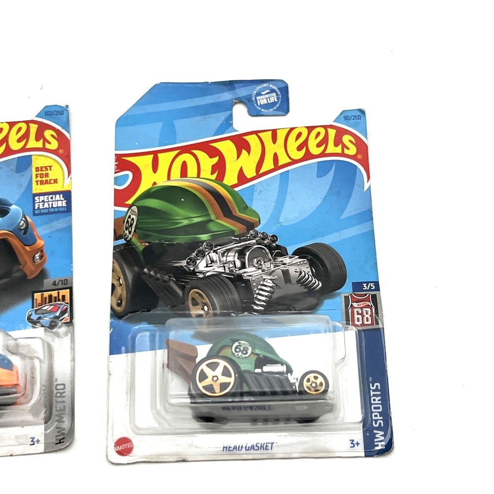 Hot Wheels Lot of 4 New Cars Bone Shaker Brick and Motor Drone Duty Head Gasket - Picture 4 of 6